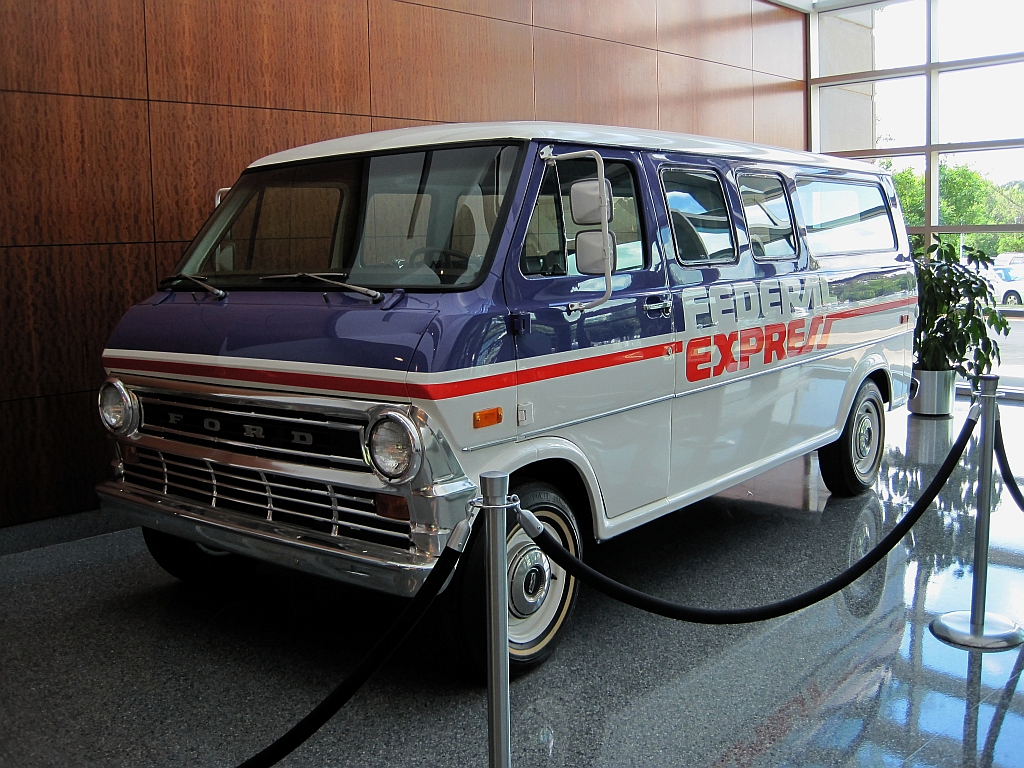 First FedEx van on display at the world headquarters complex in Memphis, Tennessee.(Thomas R Machnitzki)